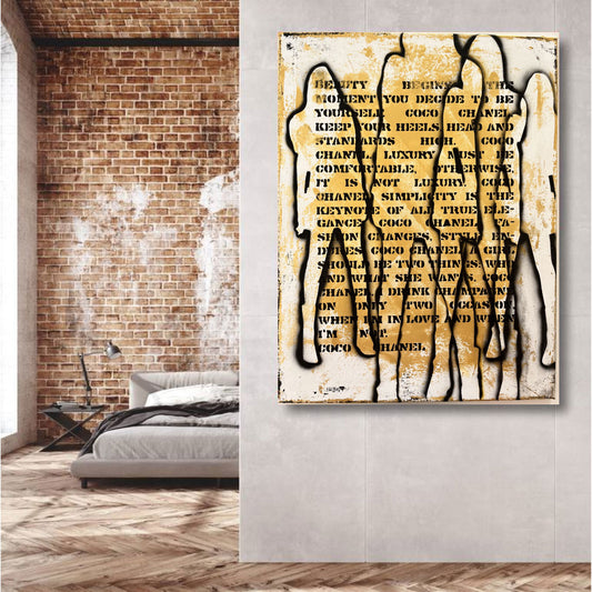 Coco Chanel - Canvas - PRICE ON REQUEST