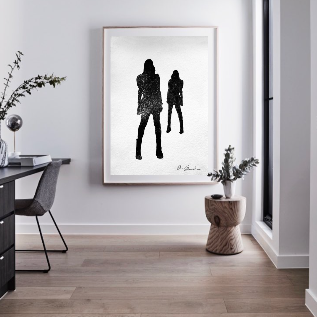 Ladies I - Original on Paper