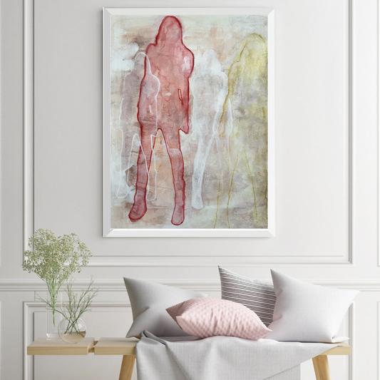 Women in love - Acrylic on Paper