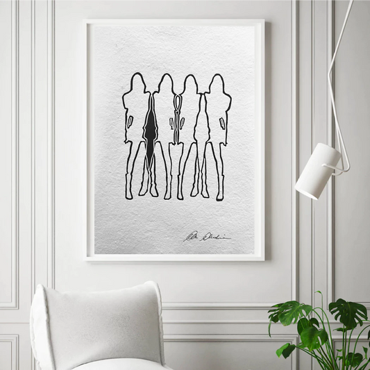 Sisters I - Original on Paper