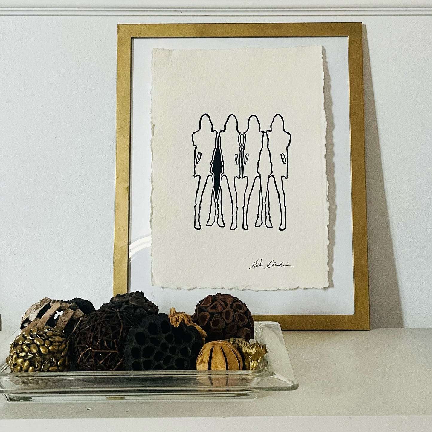 Sisters I - Original on Paper