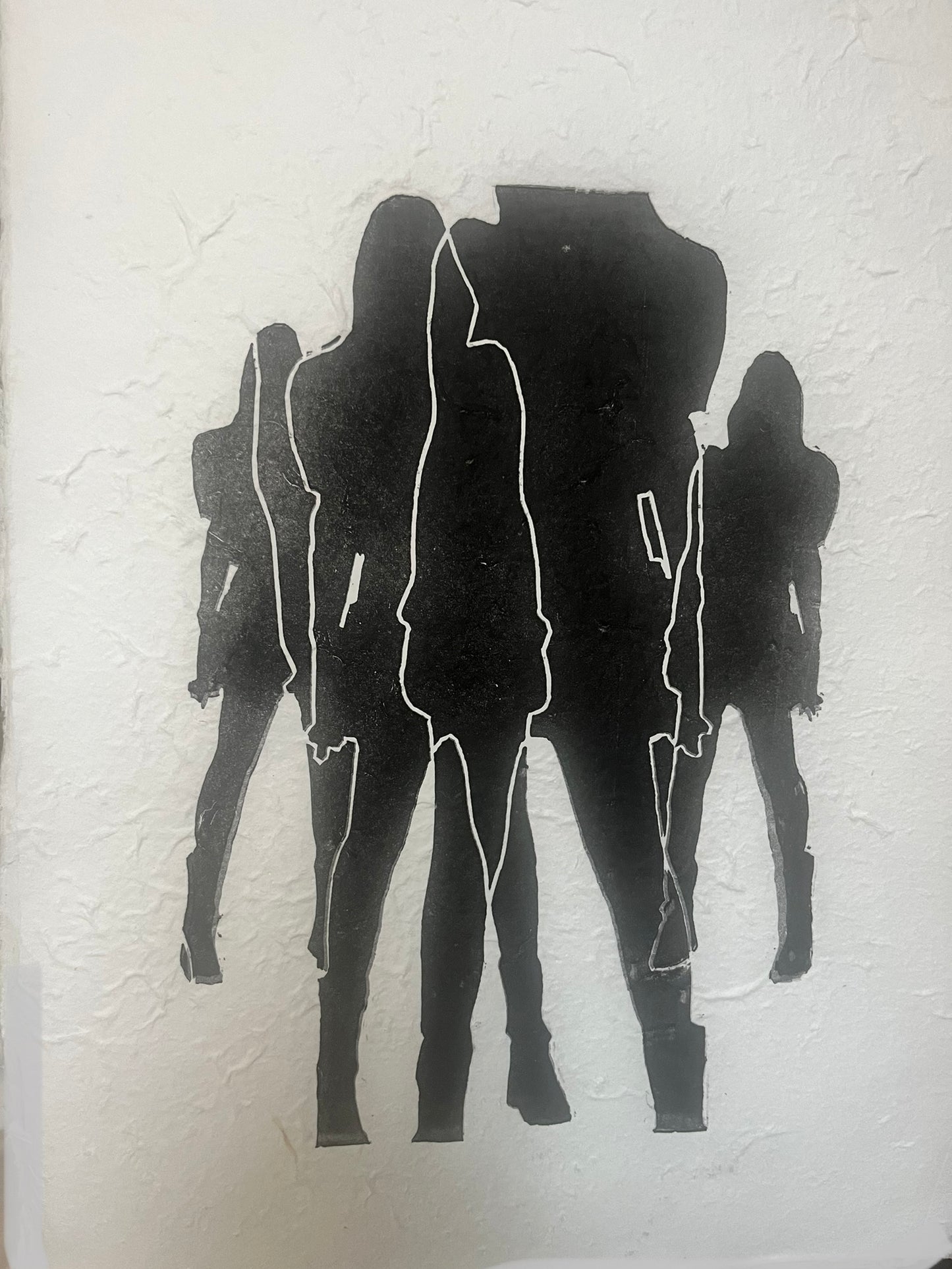 Ladies V - Original on Paper