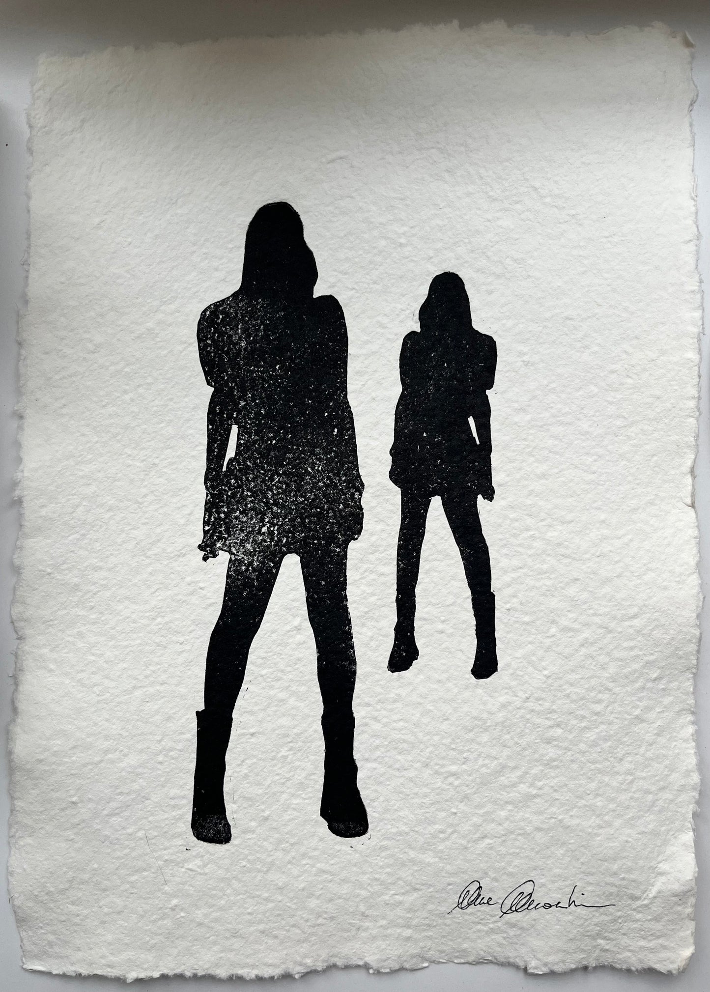 Ladies I - Original on Paper