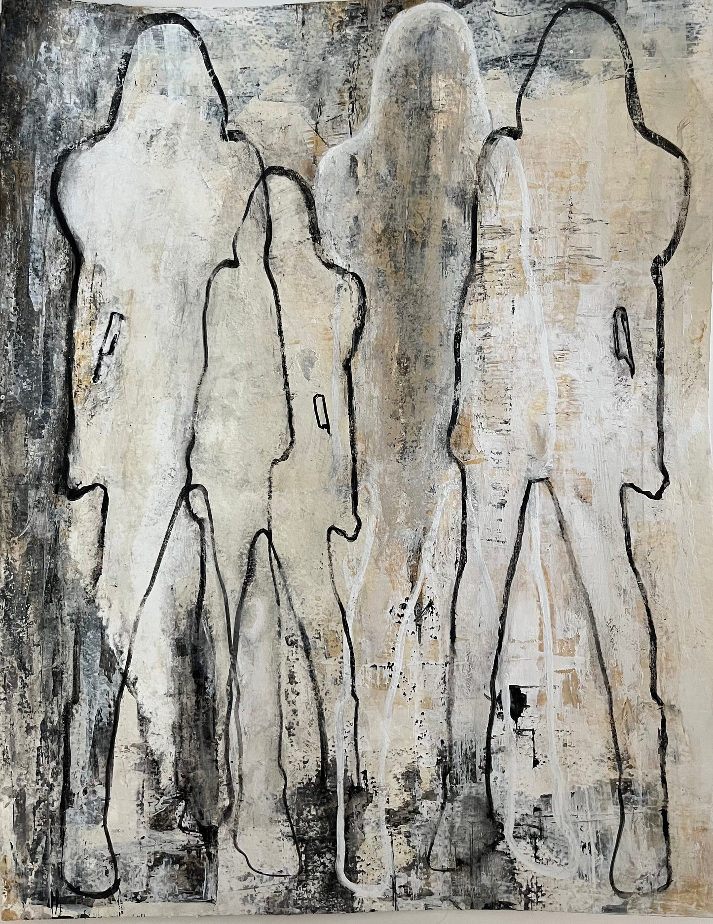 Girls from Ipanema - Acrylic on Paper