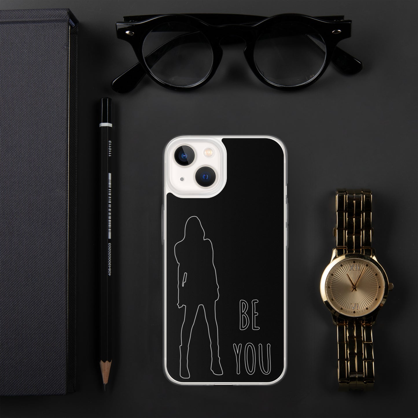 BE YOU BLACK Cover per iPhone 13 - 13 PRO -13 PRO MAX
