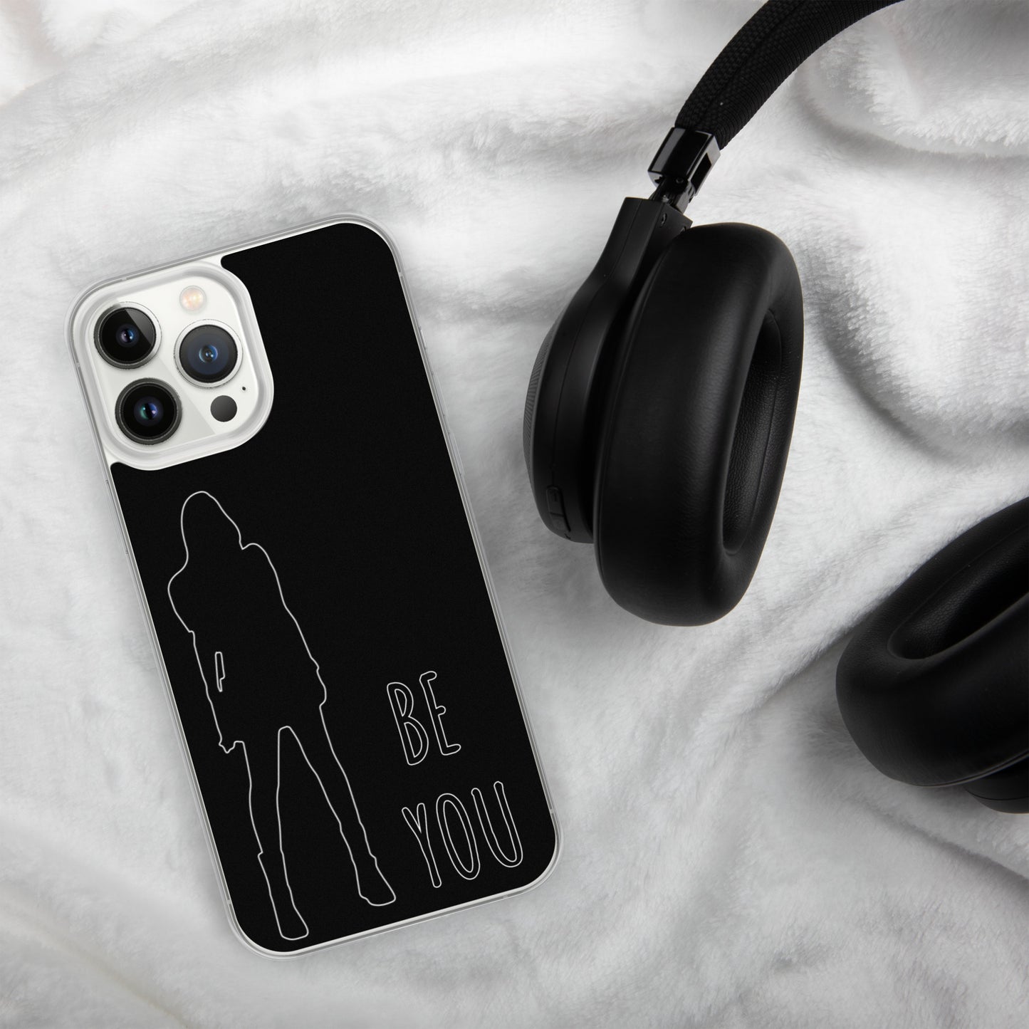 BE YOU BLACK Cover per iPhone 13 - 13 PRO -13 PRO MAX