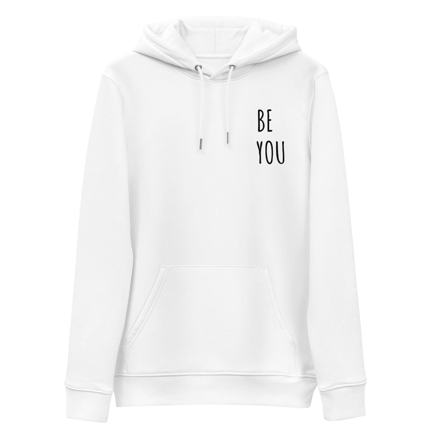 BE YOU Felpa con cappuccio ecologica classica da donna