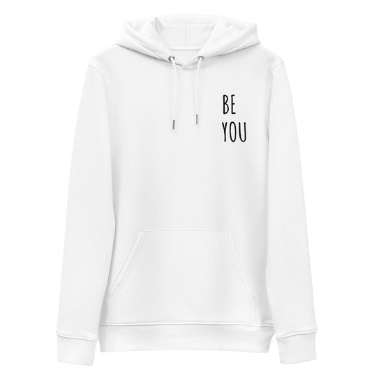 BE YOU Felpa con cappuccio ecologica classica da donna