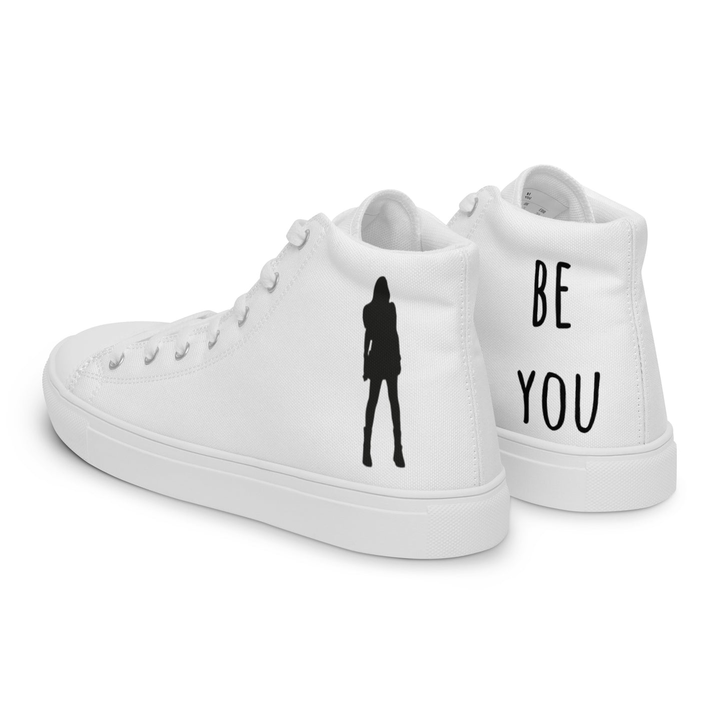 BE YOU Sneakers alte in tela da donna