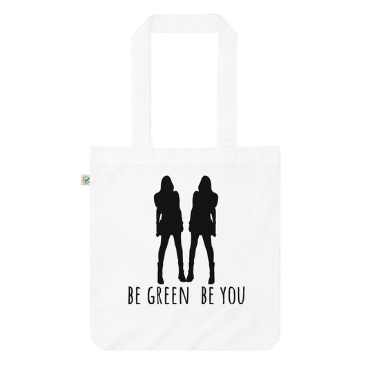 BE YOU Shopping bag moda in tessuto organico al 100%